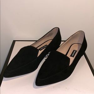 Nine West - 6.5 - Suede Pointed Loafers